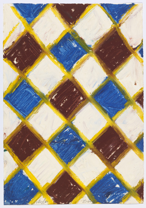 Till Verclas, 211091 1991, Oil Stick auf Papier